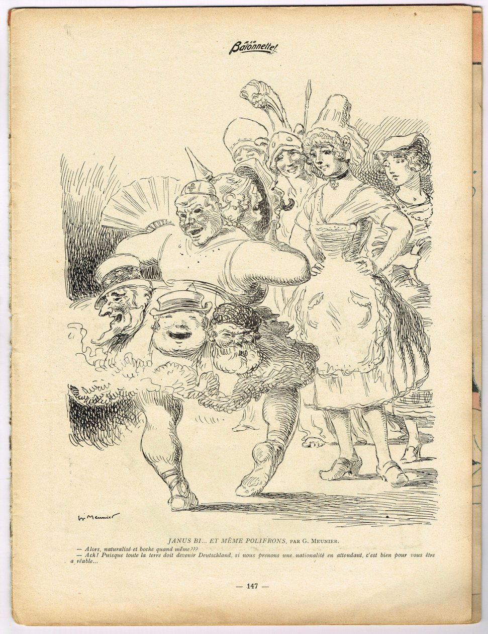 Süngü, Renklerde Hiciv by Georges Meunier