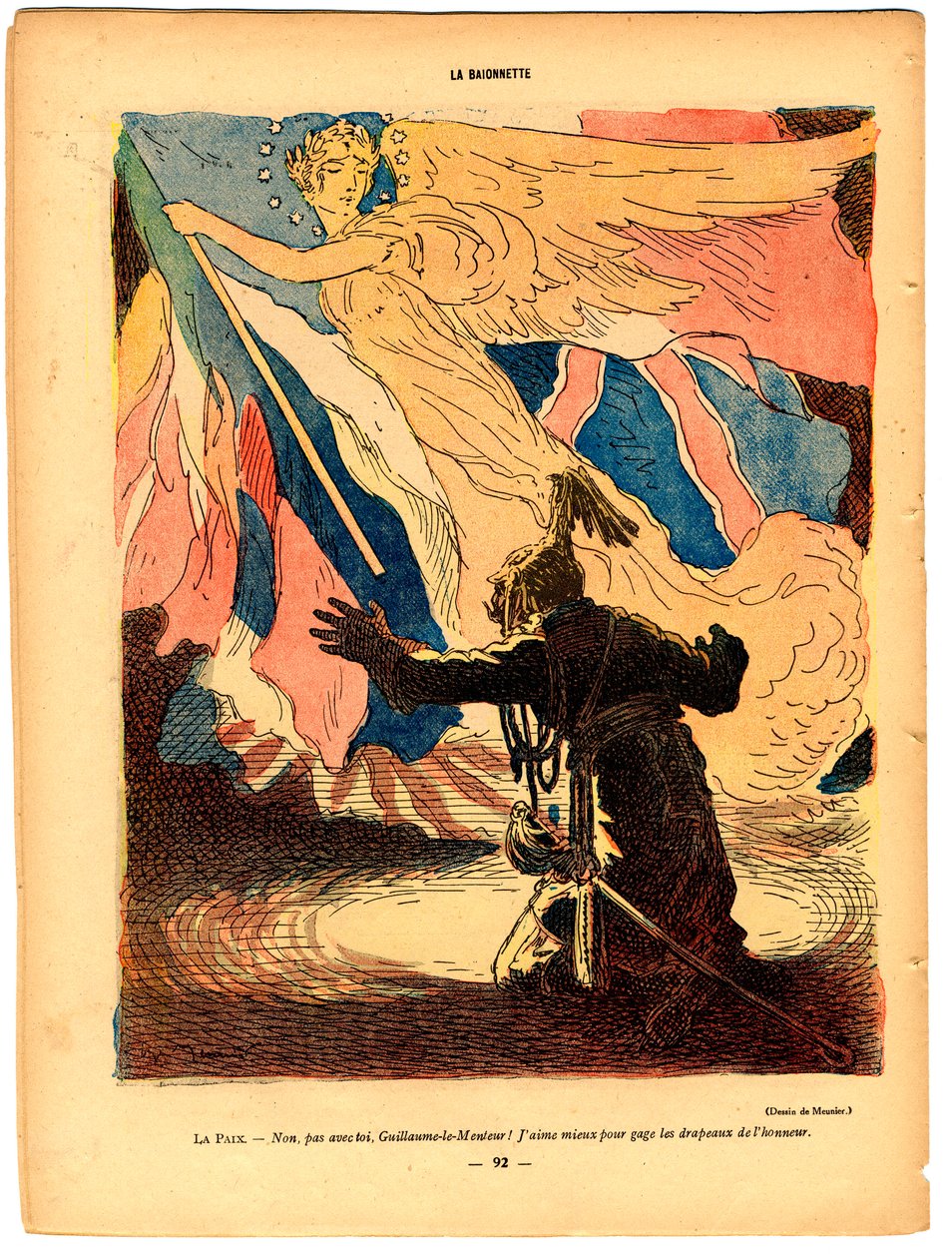Süngü, Renklerde Hiciv by Georges Meunier