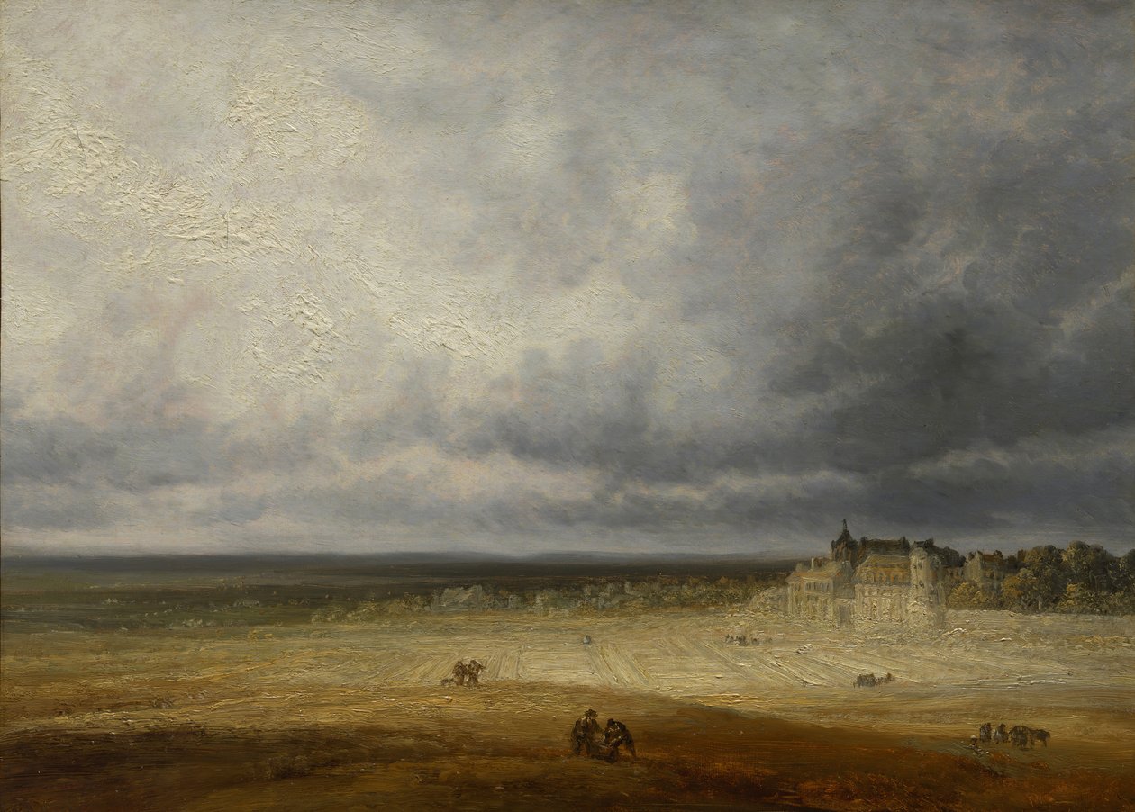 Sürülmüş Tarla ve Köylü Peyzaj, muhtemelen 1827