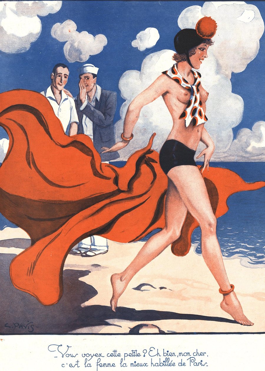 'Gülümseme'den İllüstrasyon by Georges Pavis