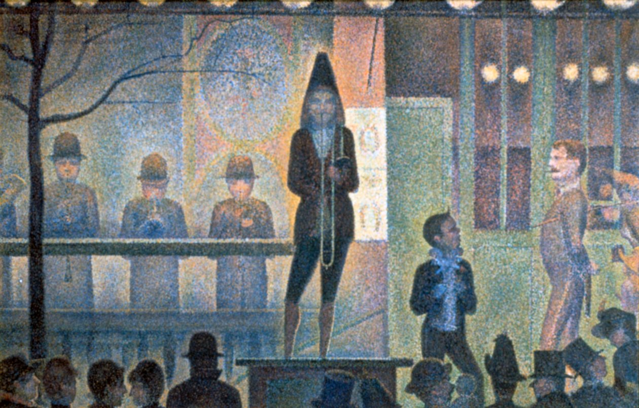 Sirk Gösterisi, 1887-1888 by Georges Pierre Seurat