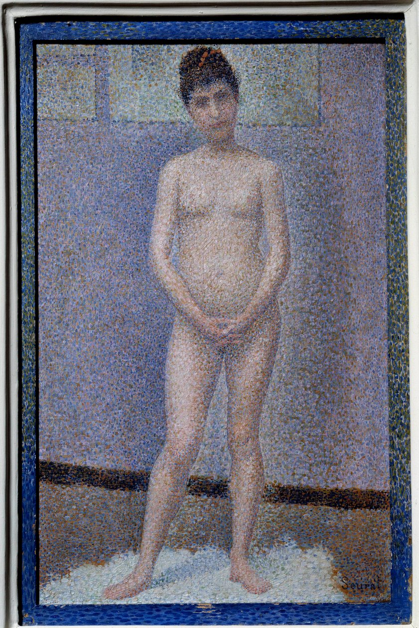 Georges Seurat (1859-1891) tarafından yapılan yüz ayarlayıcı Boyama by Georges Pierre Seurat