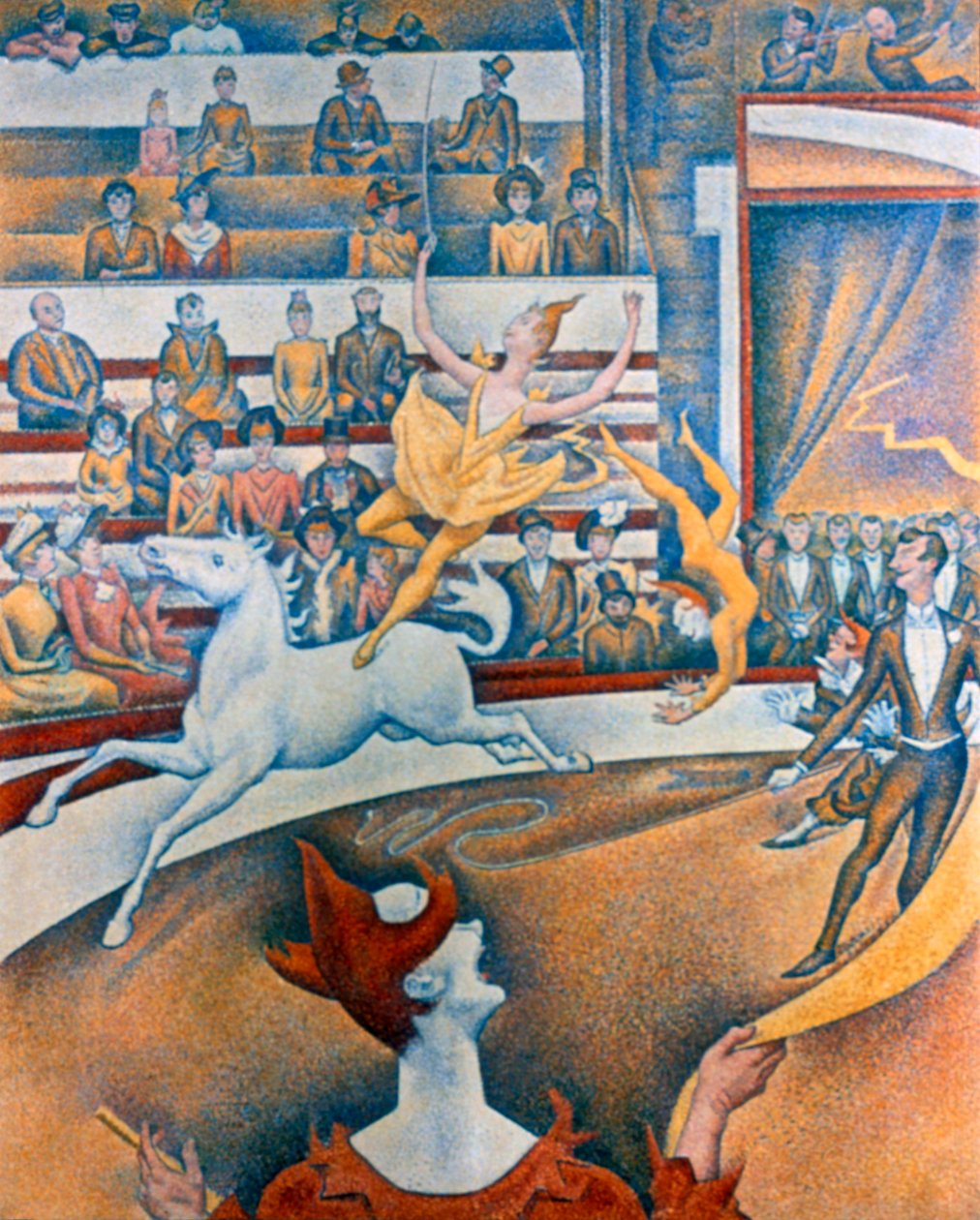 Sirk Sirk, 1891 by Georges Pierre Seurat