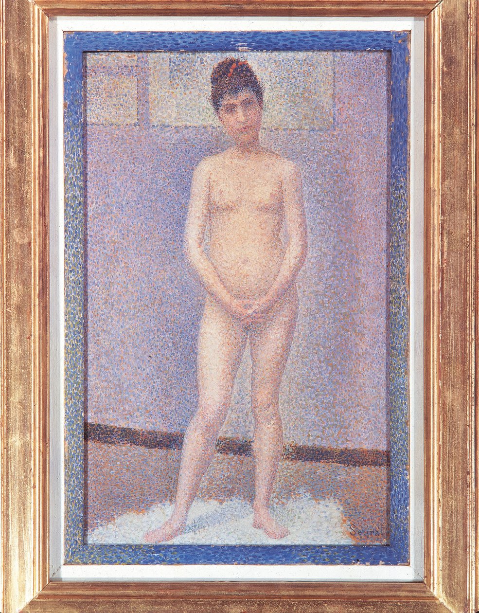 Önden model (Poseuse de face) by Georges Pierre Seurat