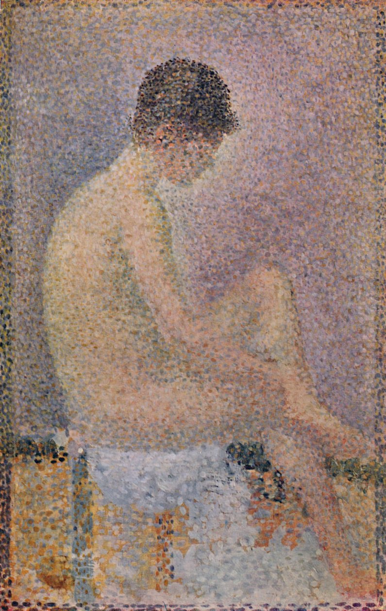Modeller için Çalışma, 1886, 1923 by Georges Pierre Seurat