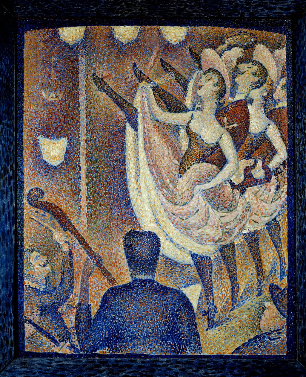 Chahut için çalışma Danceuses de chahut, bir skandal dansı, 1830 civarında Montparnasse'de Fransız Cancan ile aynı zamanda ortaya çıkan dans formu. Georges Seurat (1859-1891) 1889 Buffalo'nun tablosu. Albright Knox Sanat Galerisi - Le Chahut için Ç by Georges Pierre Seurat