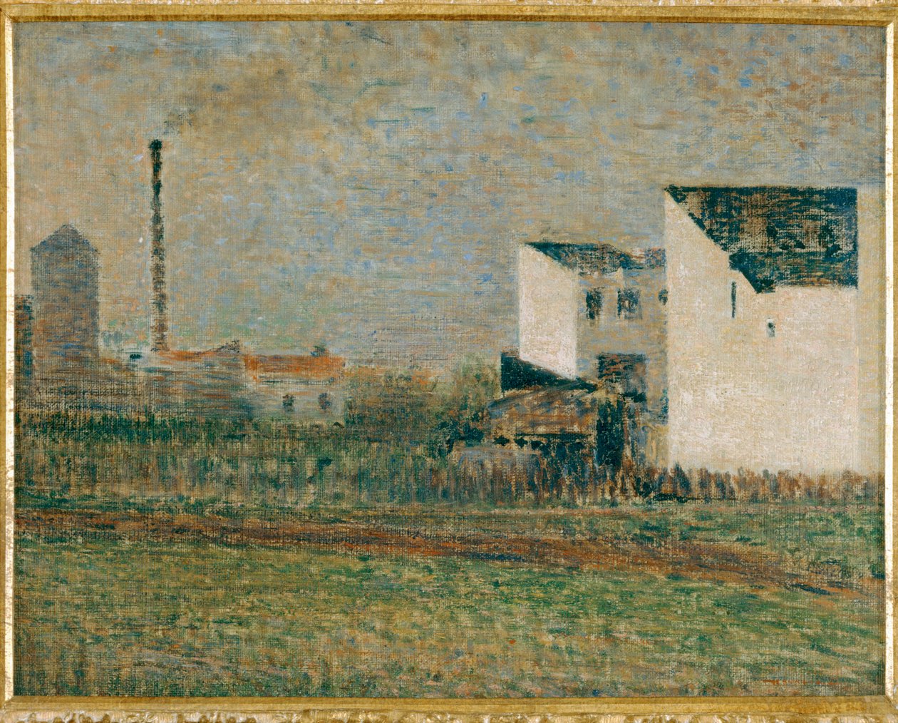 Banliyöler (tuval üzerine resim) by Georges Pierre Seurat