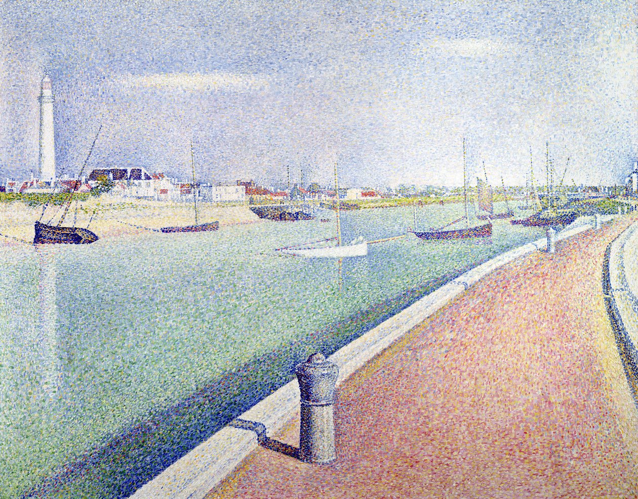 Gravelines Kanalı, Petit Fort Philippe by Georges Pierre Seurat