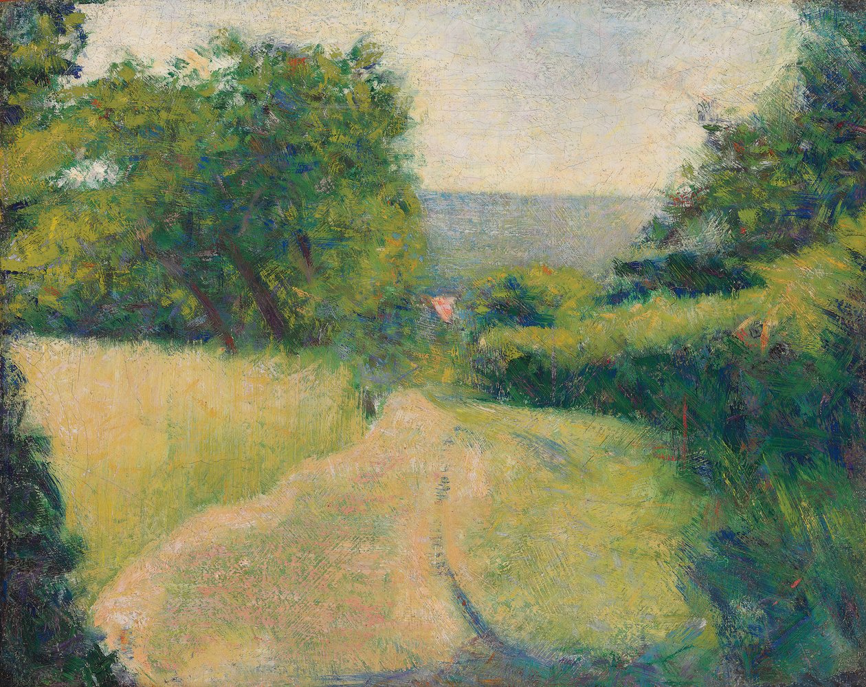 Batık Şerit; Boş Yol, 1882 by Georges Pierre Seurat