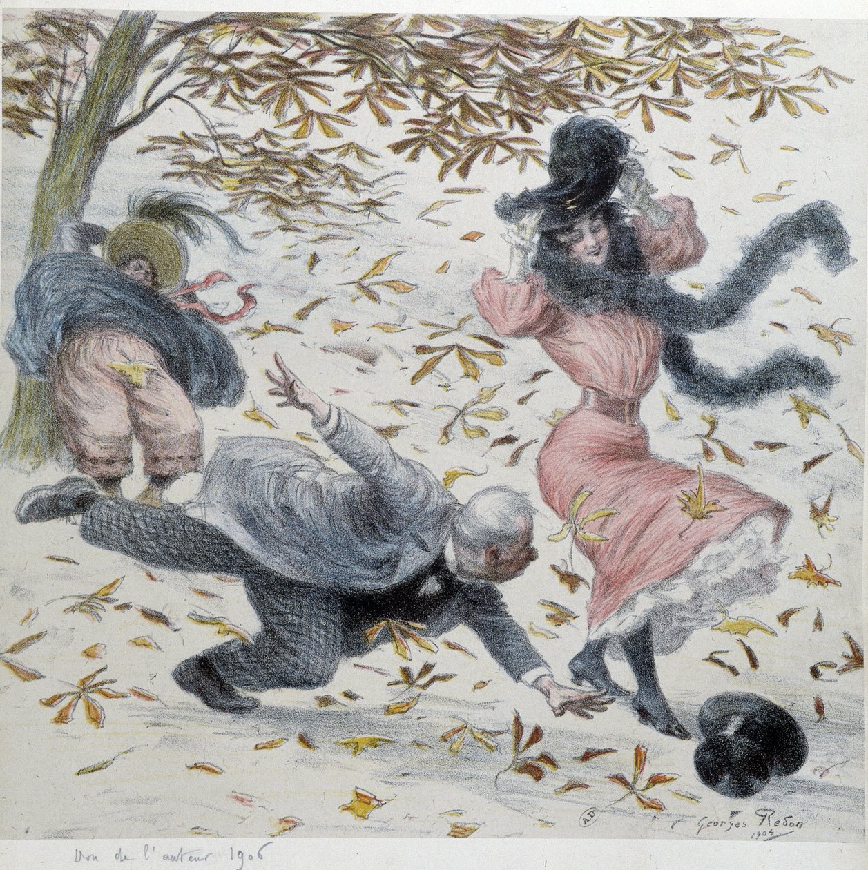 Rüzgar, 1904 by Georges Redon