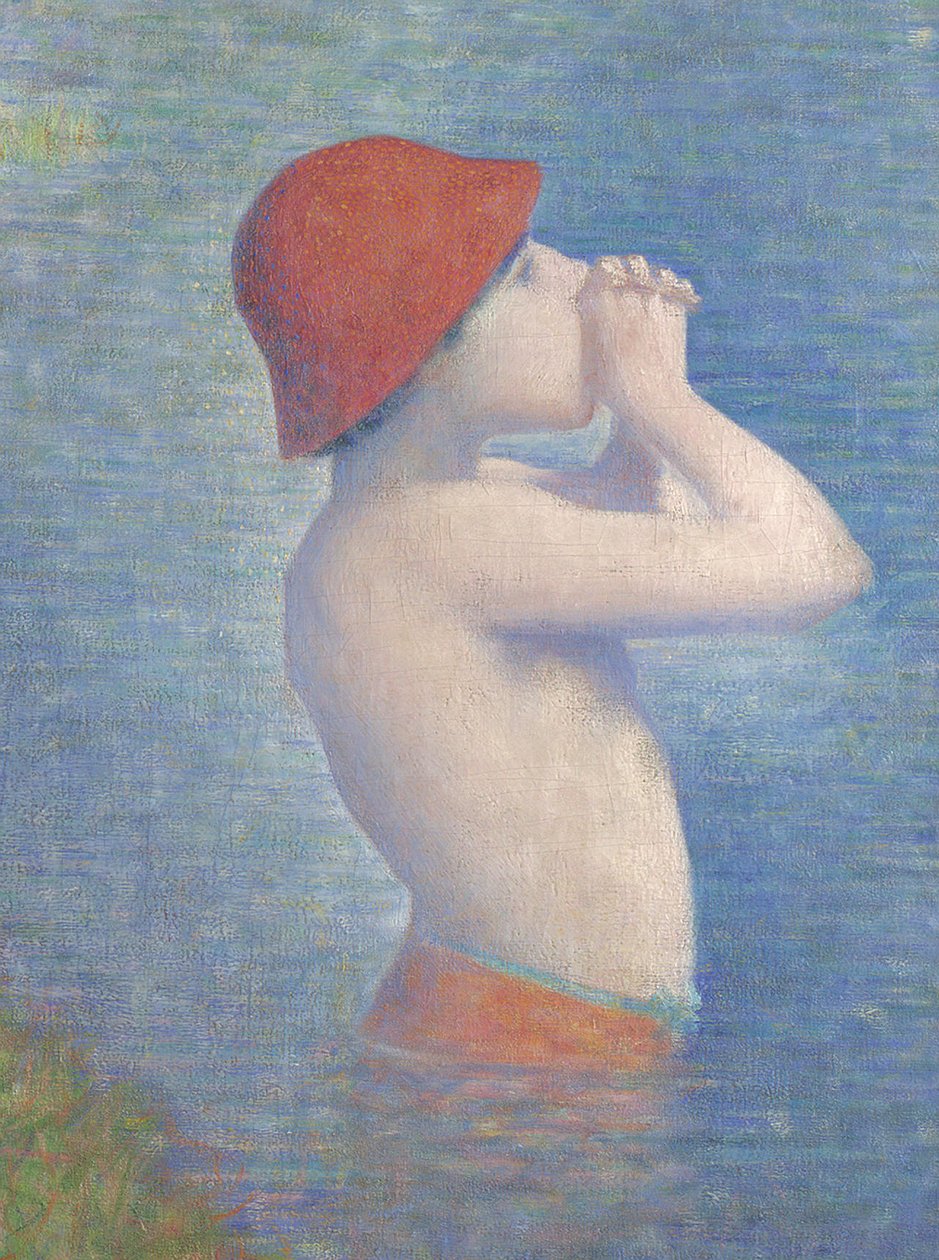 Asnières'te Yıkananlardan Detay, 1884 by Georges Seurat