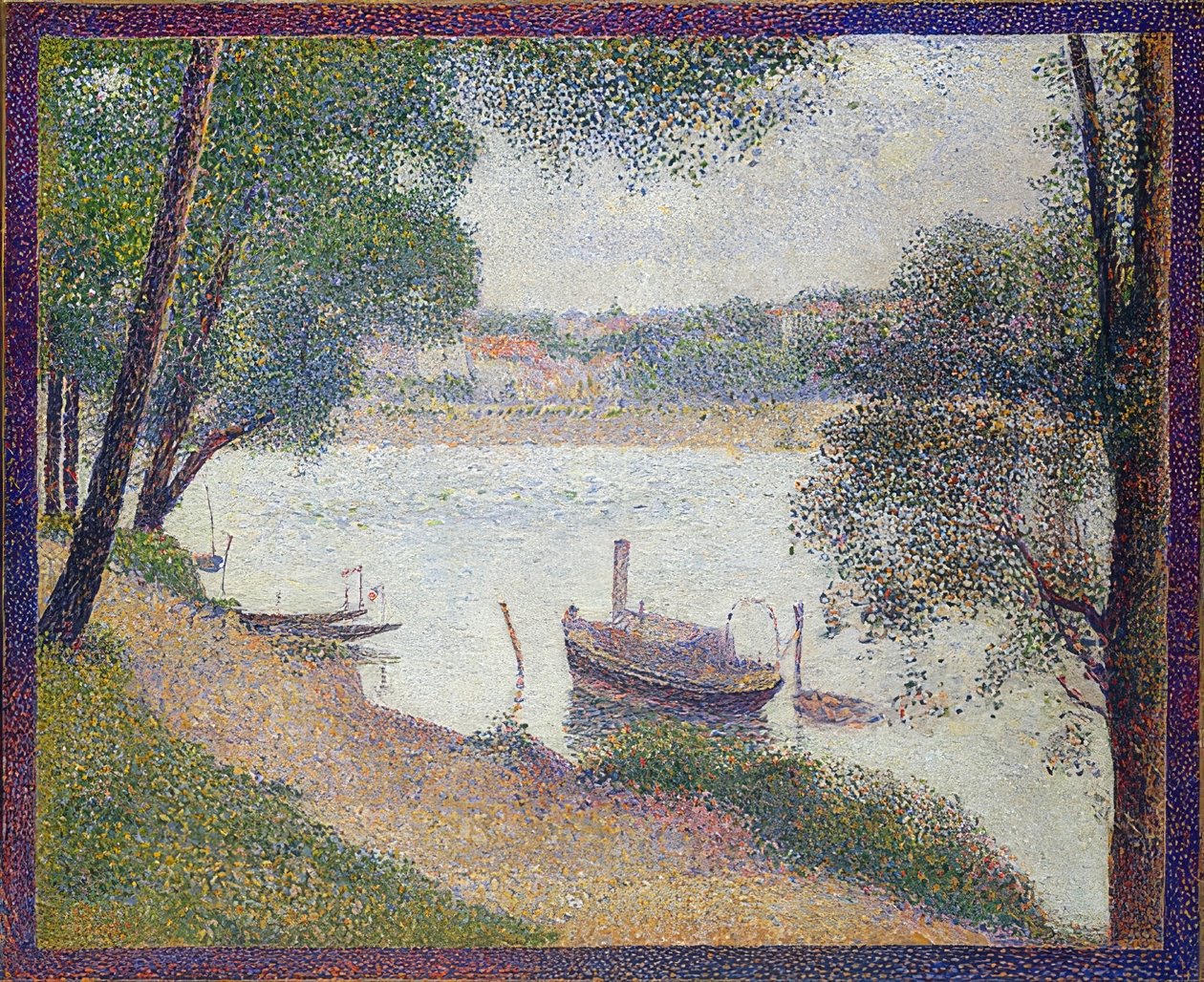 Gri hava, Grande Jatte. 1886-88 Hakkında by Georges Seurat