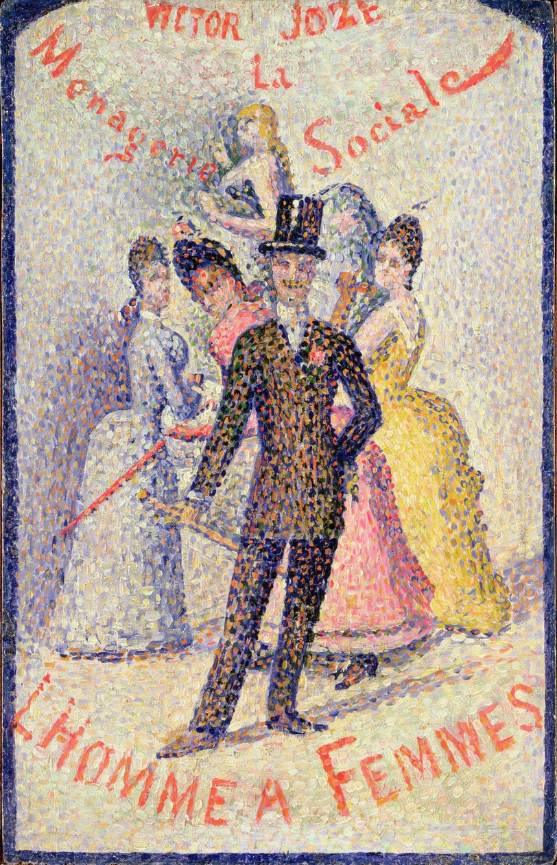 bayanlar adam by Georges Seurat