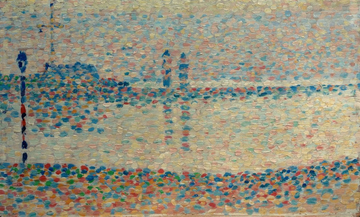 Le Port de Gravelines (Gravelines Limanı / Çalışma) by Georges Seurat