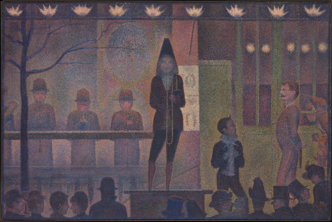 Parade de cirque (Sirk Gösterisi) by Georges Seurat