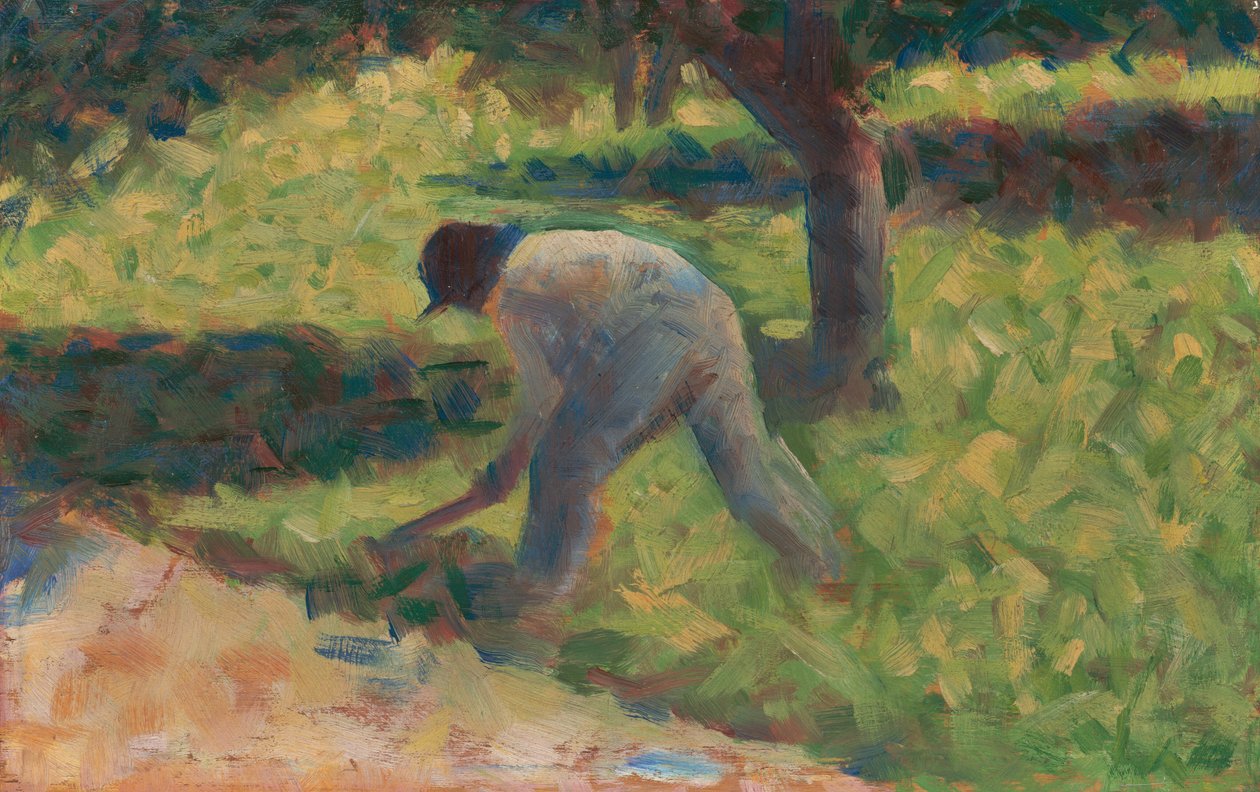 Çapalı Köylü by Georges Seurat