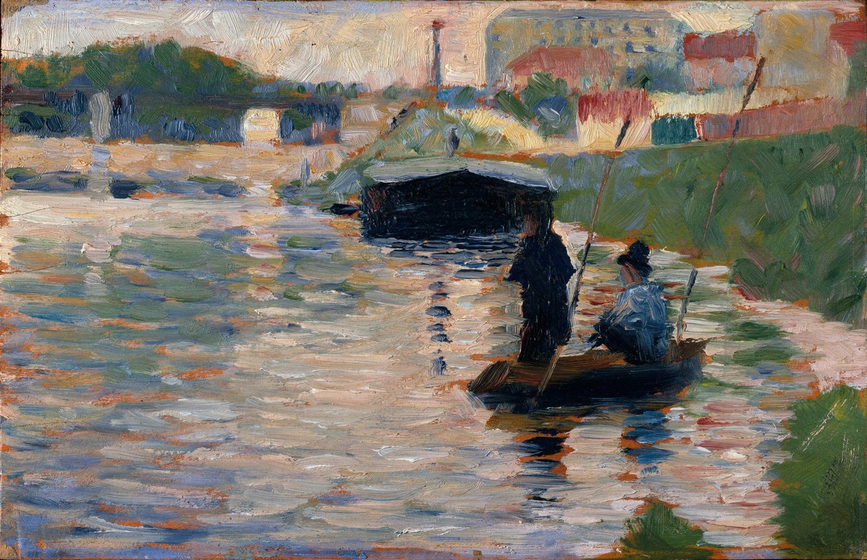 Seine Manzarası, 1882-83 by Georges Seurat