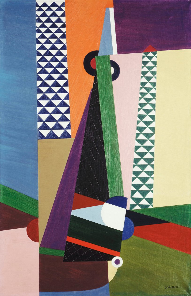 Kompozisyon Geometrik, 1922 by Georges Valmier