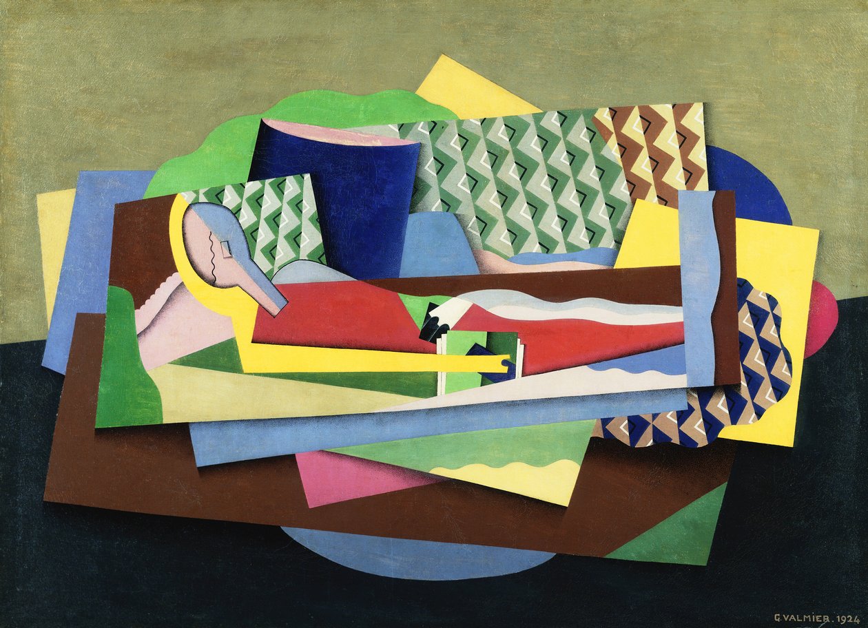 Kadın Yatarken; Kadın Kanepe, 1924 by Georges Valmier