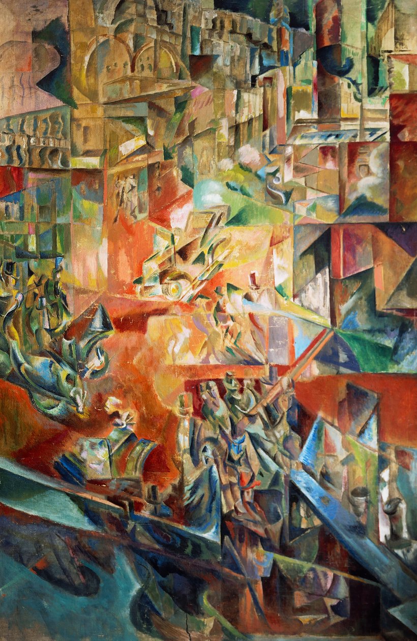 Metropolis, Georges Yakoulov (1884-1928). Rusya, 20. yüzyıl. by Georges Yakoulov