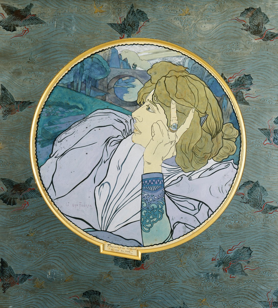 Depresyon (Kötülüğün Sesi); Melankoli (Kötülüğün Sesi) by Georges de Feure