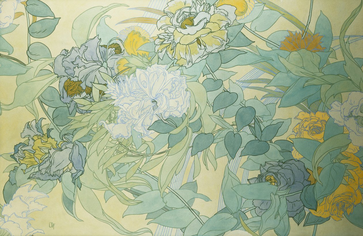 Japon Çiçekleri; Japon çiçekleri by Georges de Feure
