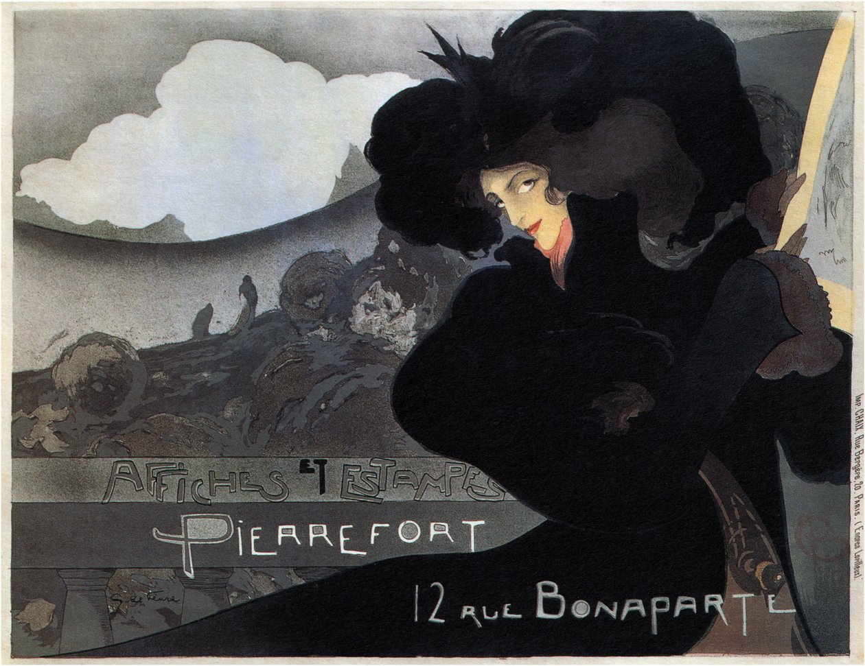 Pierrefort, Posterler ve Pullar, 1898 by Georges de Feure