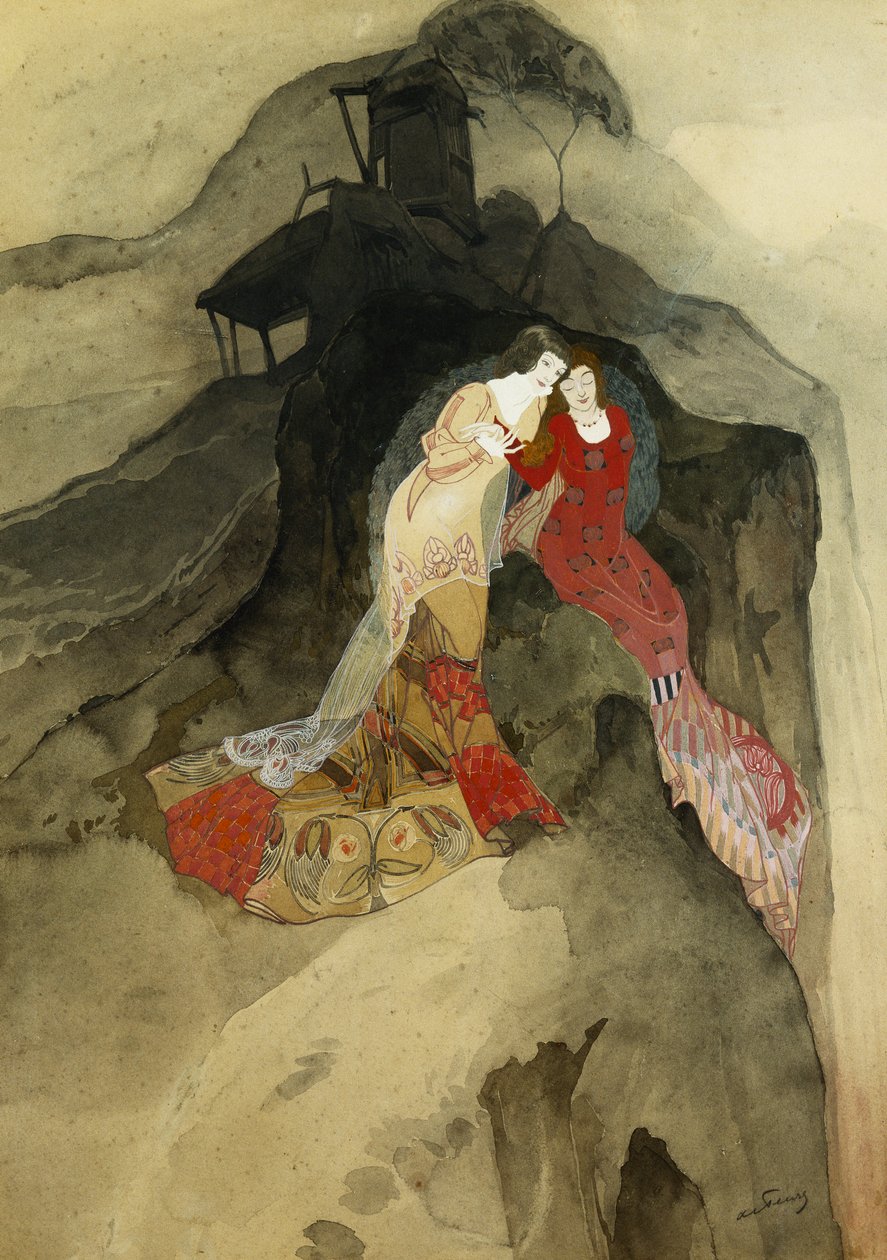 Sonsuzluğun Araştırmacıları; sonsuzluk arayanlar by Georges de Feure