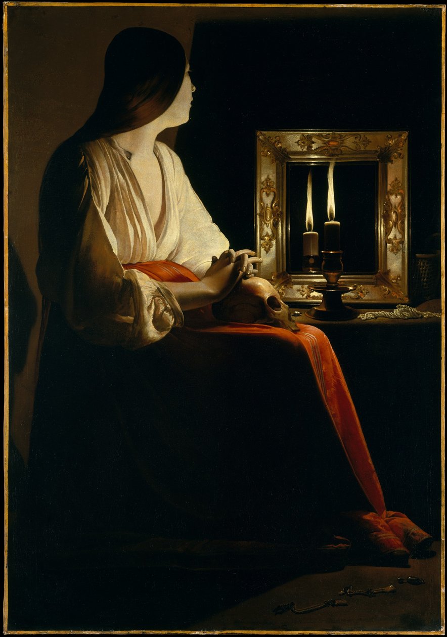 Büßende Maria Magdalena (Magdalena Wrightsman) by Georges de La Tour