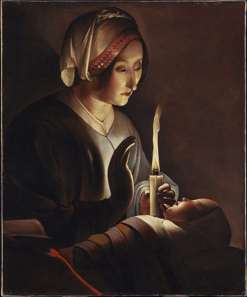 Aziz Anne ve İsa Çocuğu, 1645-c.1650 by Georges de La Tour