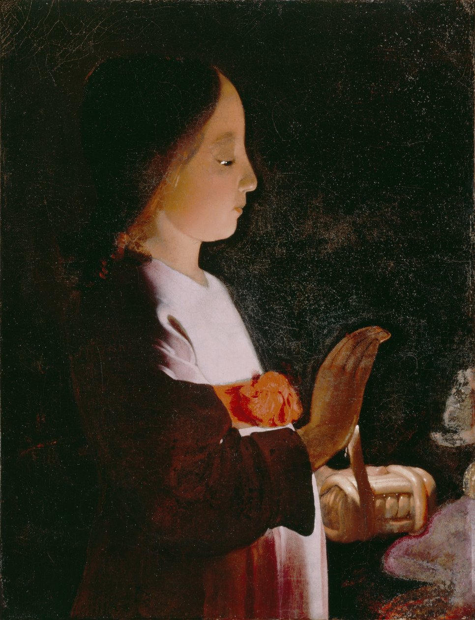 Genç Meryem Ana, 1640 dolayları by Georges de La Tour