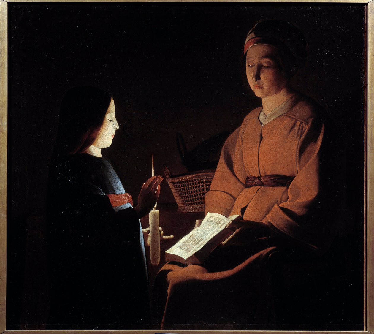 Bakirenin eğitimi. Georges De La Tour