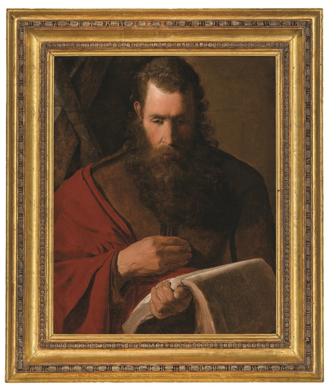 Aziz Andrew (tuval üzerine yağlıboya) by Georges de la Tour