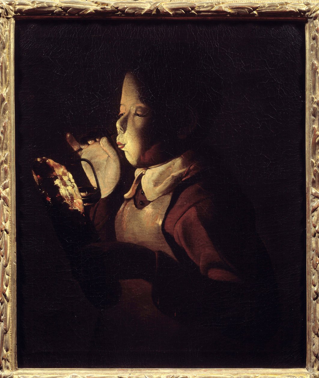 Üfleyicide lamba var. Georges De La Tour