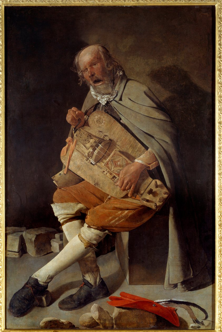 Yaşlı adam ayrıca şapkalı yaşlı adamı ya da anında yaşlı adamı söylüyor. Georges De La Tour