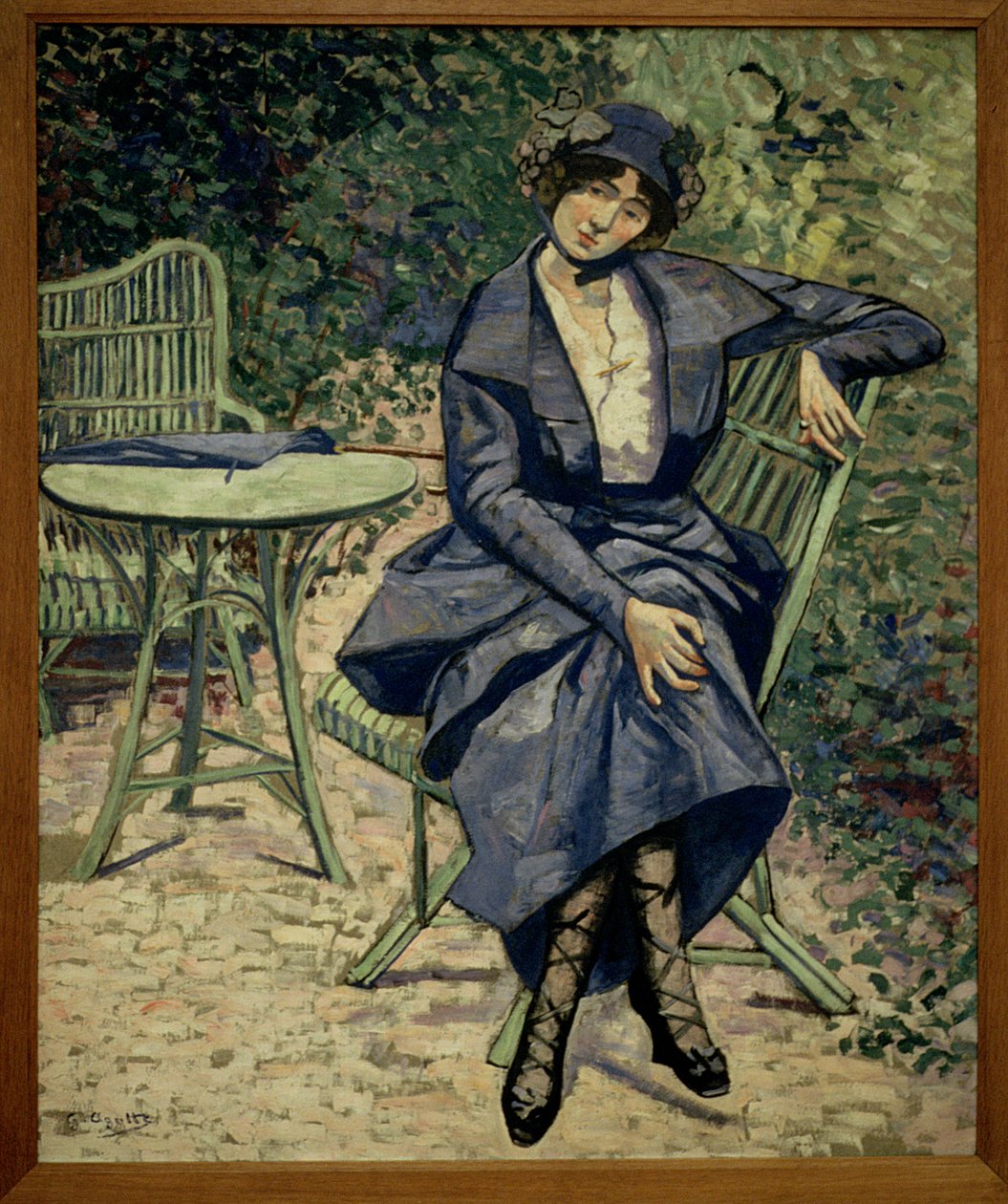 Mavi Elbise by Georgette Agutte