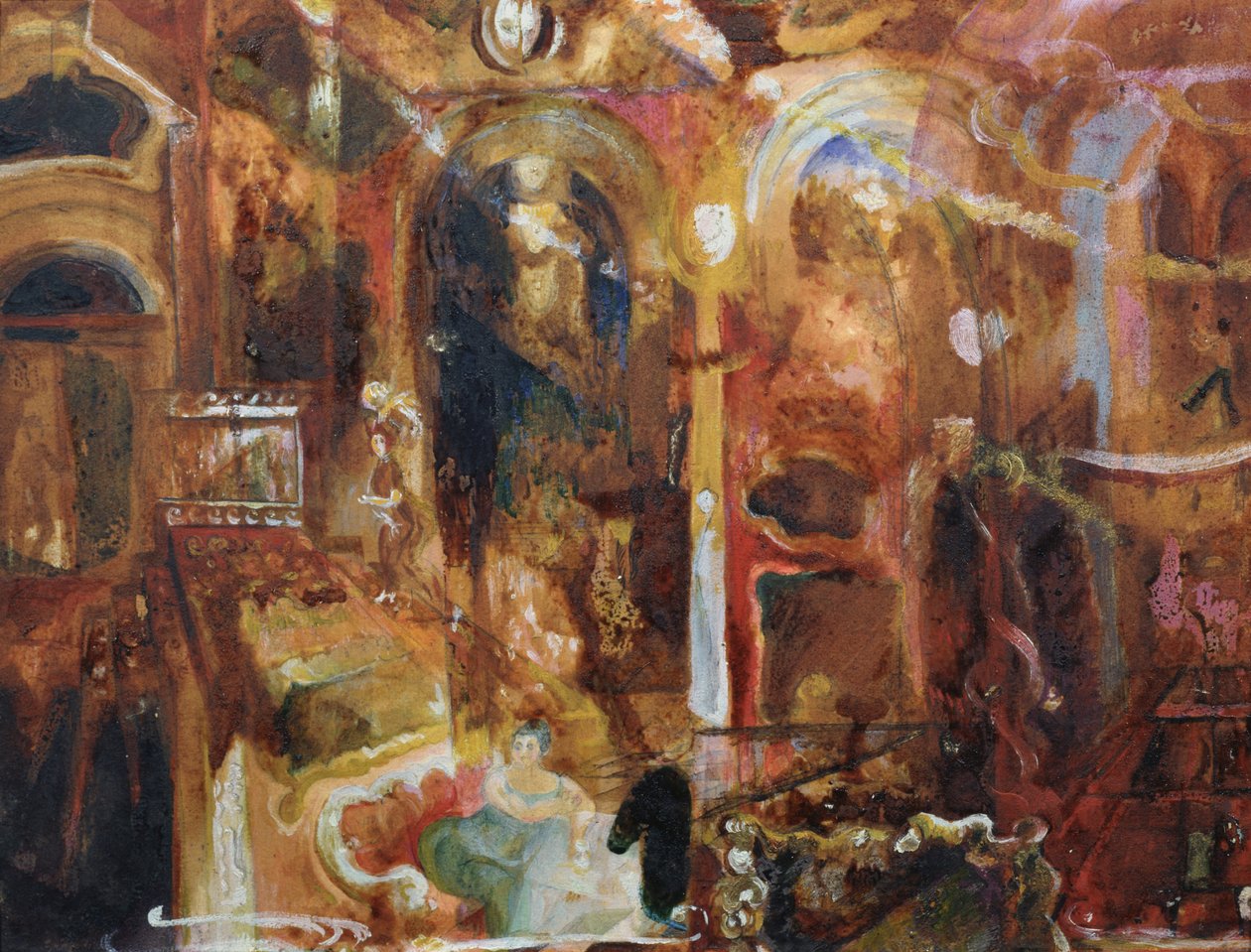 Kafe by Georgy Bogdanovich Yakulov