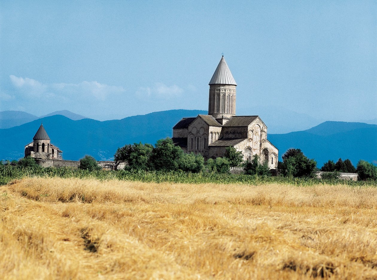 Aziz George Katedrali, Alaverdi, Kakheti, Georgi by Georgian School