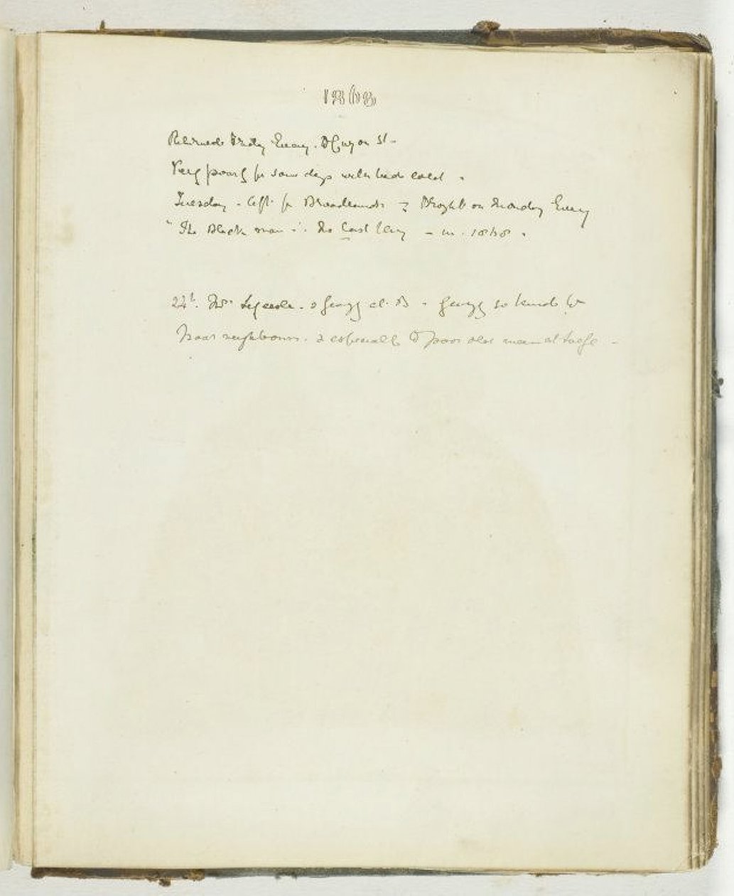 Başlıksız [Broadlands ile ilgili metnin sayfası], 1868. by Georgina Cowper