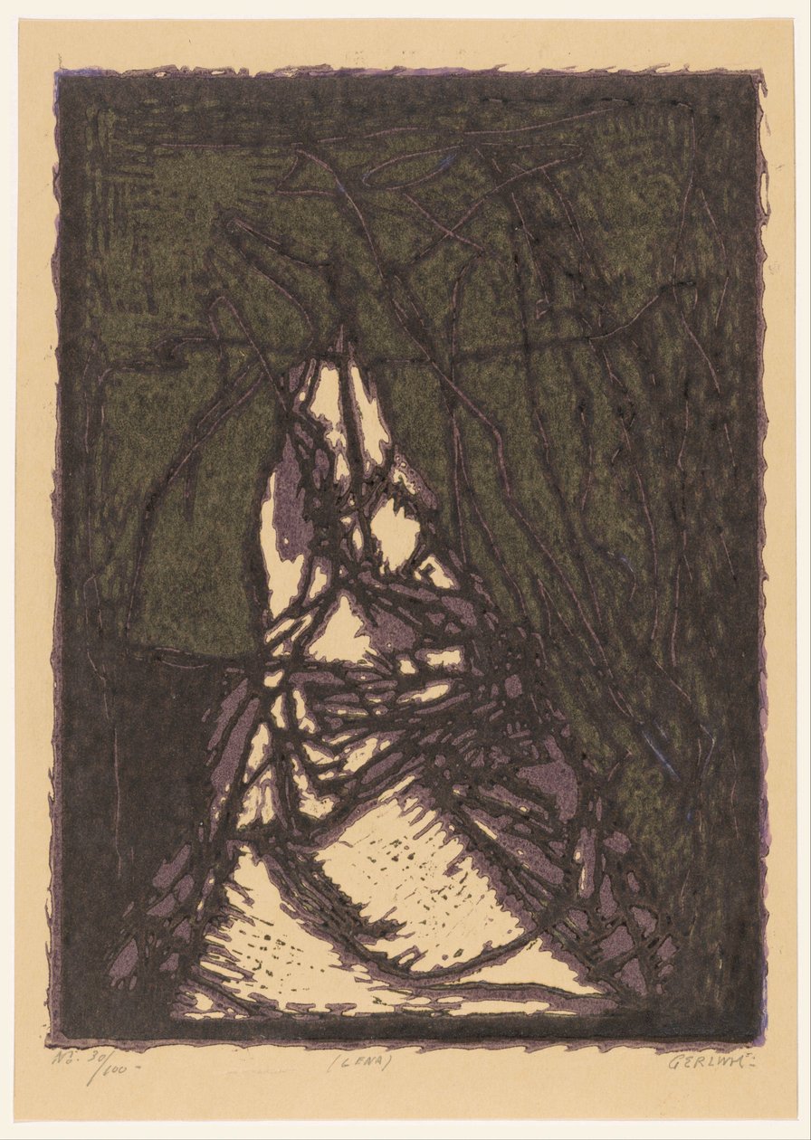 Lena (nesnedeki orijinal başlık) by Ger Ladage (signed by artist)