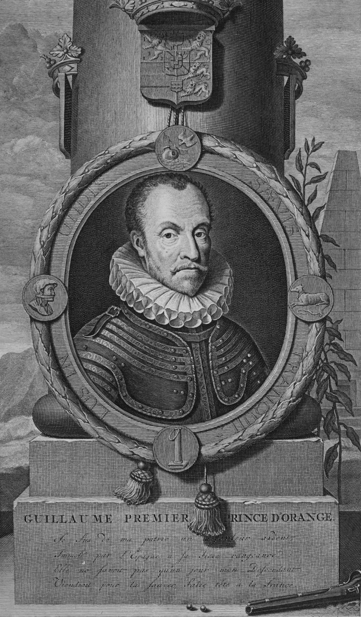 Guillaume Premier Prens DOrange, 17. yüzyılın sonları ve 18. yüzyılın başlarında. by Gerald Valck