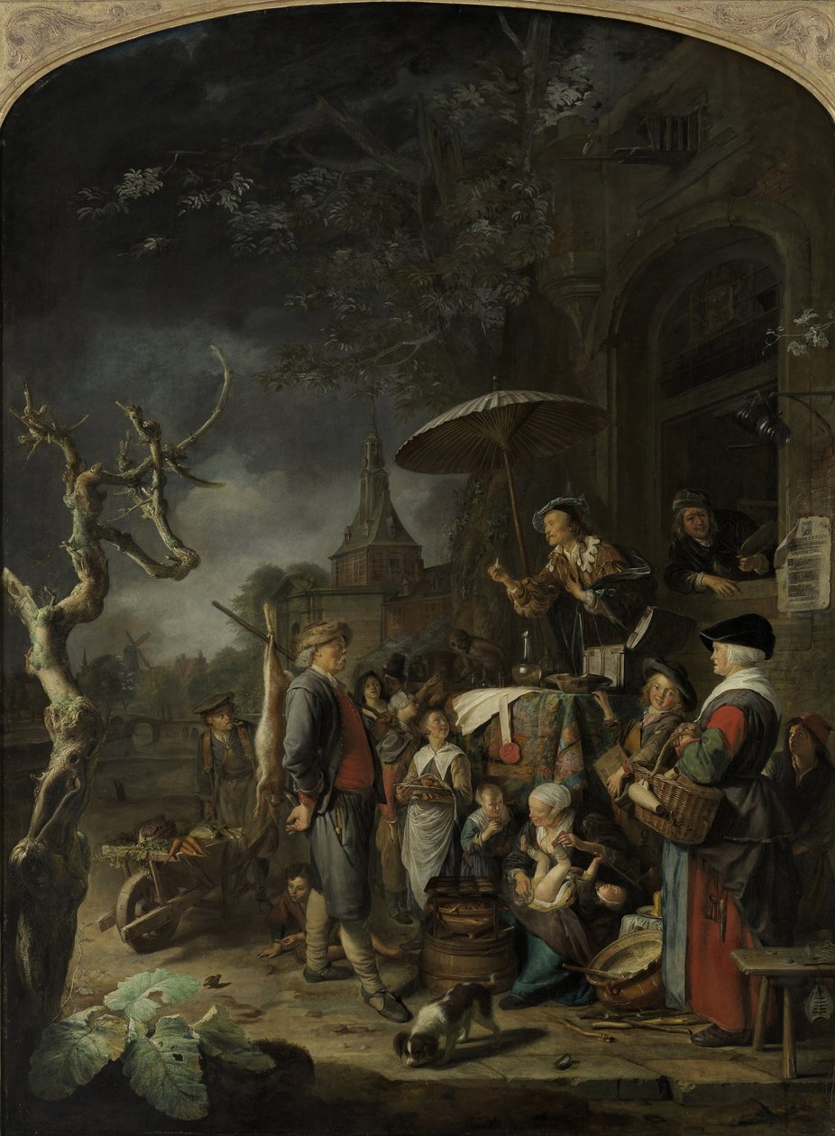 şarlatan by Gerrit Dou