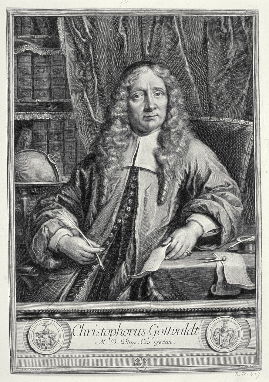 Krzysztof Gottwald, 1700 by Gérard Edelinck