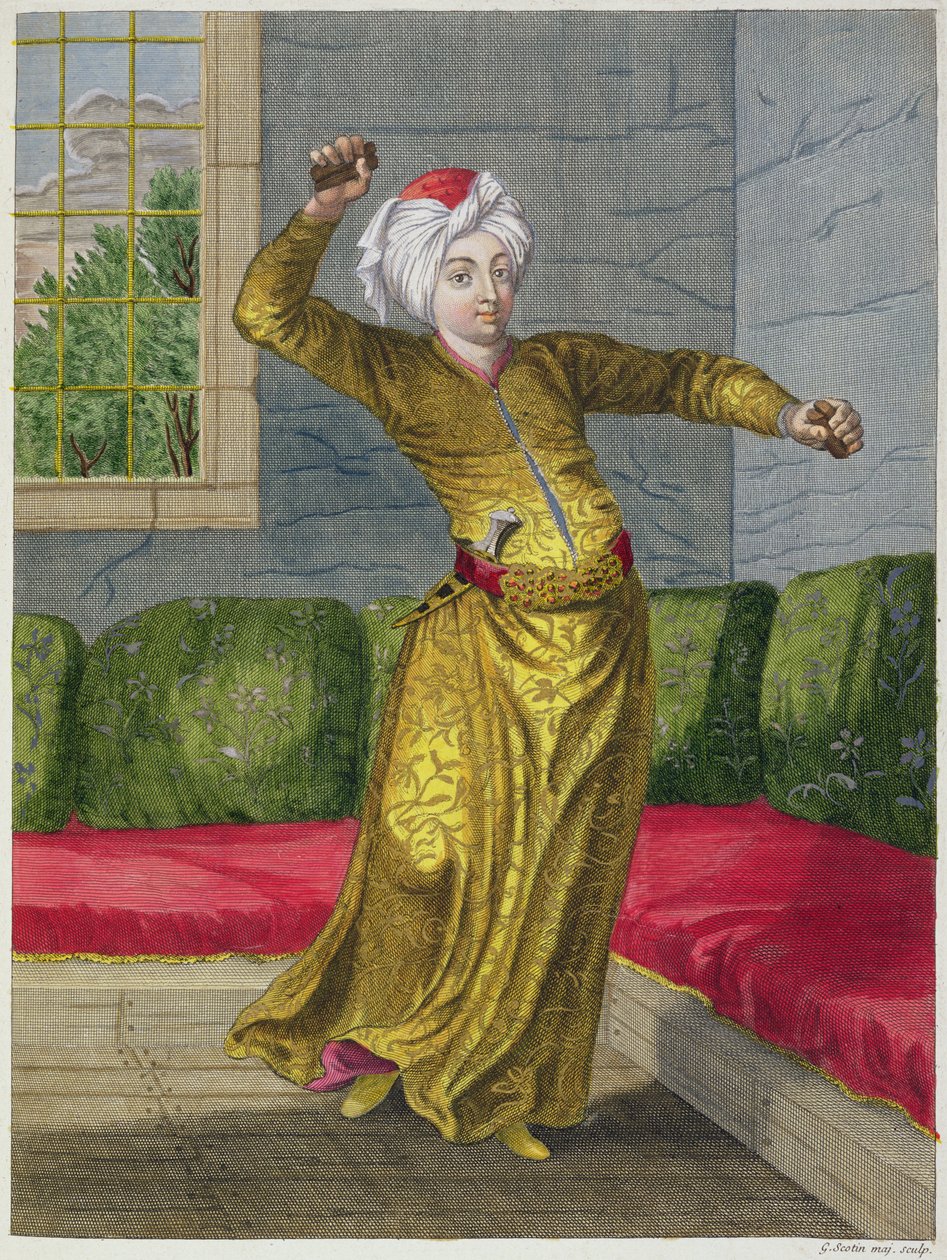 Tchingui, Türk Dansçı, 18. yüzyıl by Gerard Jean Baptiste Scotin