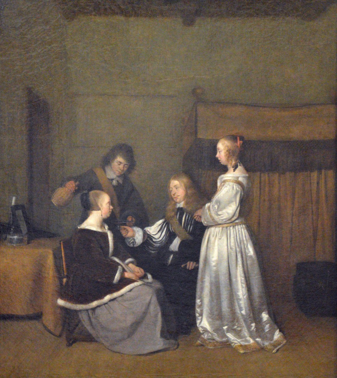 konuşma galante by Gerard ter Borch