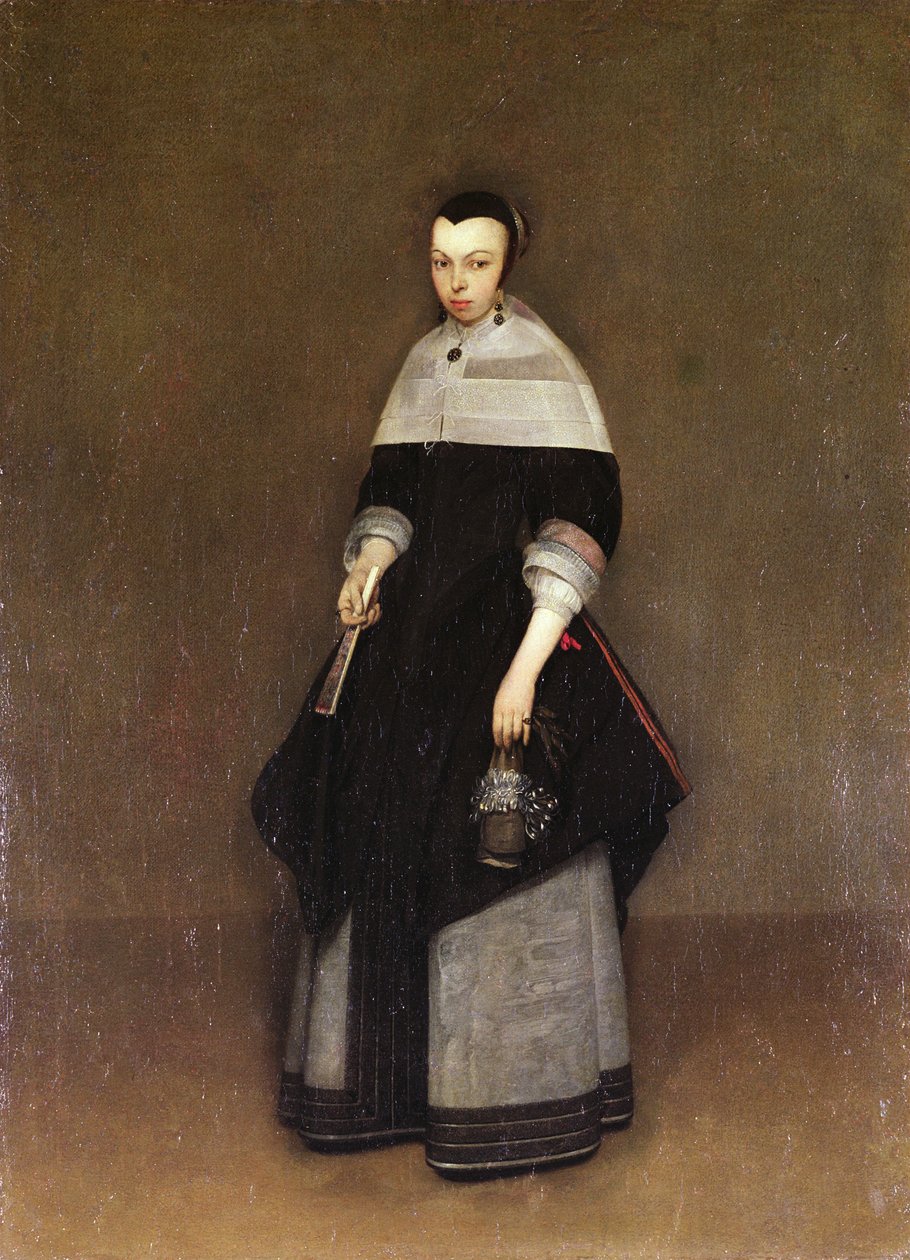 kadın portresi by Gerard ter Borch