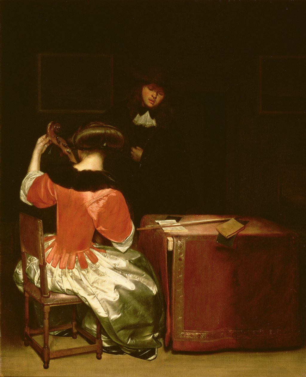 Müzik dersi by Gerard ter Borch