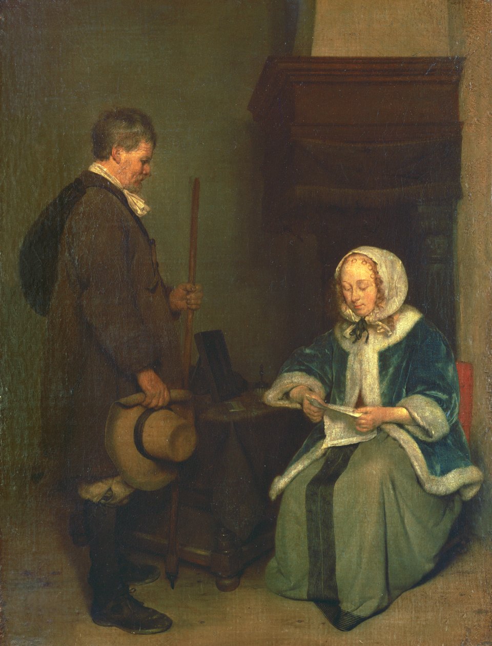 ಸಂದೇಶ, c.1658-1660 turk by Gerard ter Borch