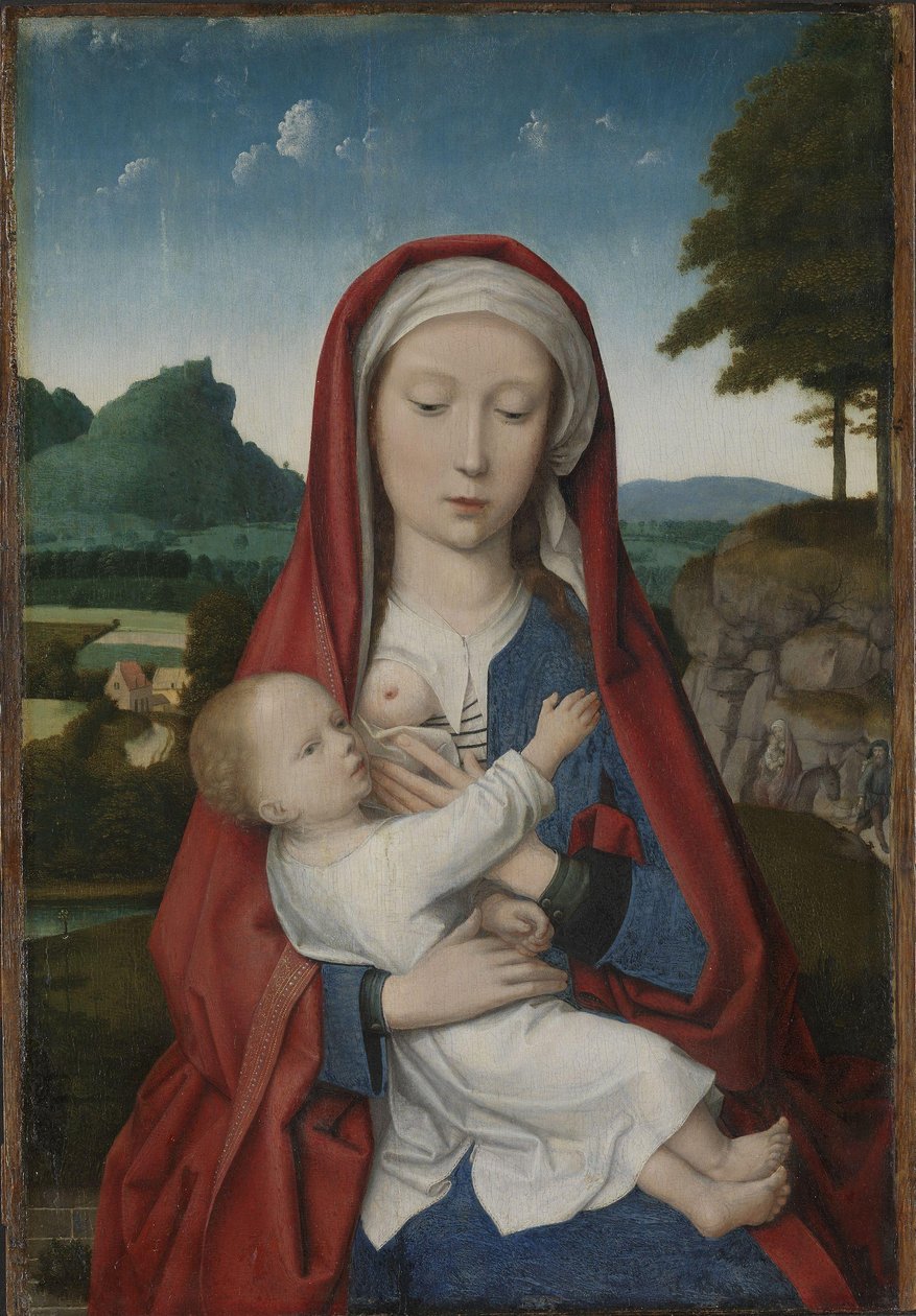 Madonna ve Çocuk, c.1510-20 (panel üzerine yağlıboya) by Gerard (attr. to) David
