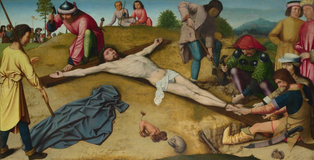 İsa Çarmıha Çivilenmiş, yaklaşık 1481 by Gerard David